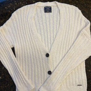 Abercrombie & Fitch Ribbed Cardigan Women's Medium